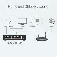 TP-LINK 5 PORT LS105G 10/100/1000 GIGABIT YÖNETİLEMEZ METAL SWITCH